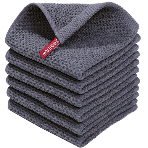 Homaxy 100% Cotton Waffle Weave Kitchen Dish Cloths